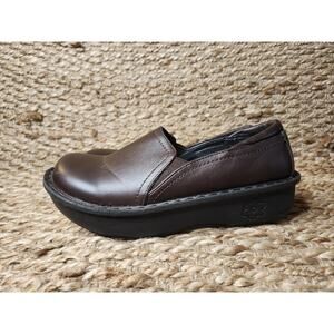 Glolily Jenny Slip On Comfort Shoes Clogs Vegan Brown Women's Size 8.5 M